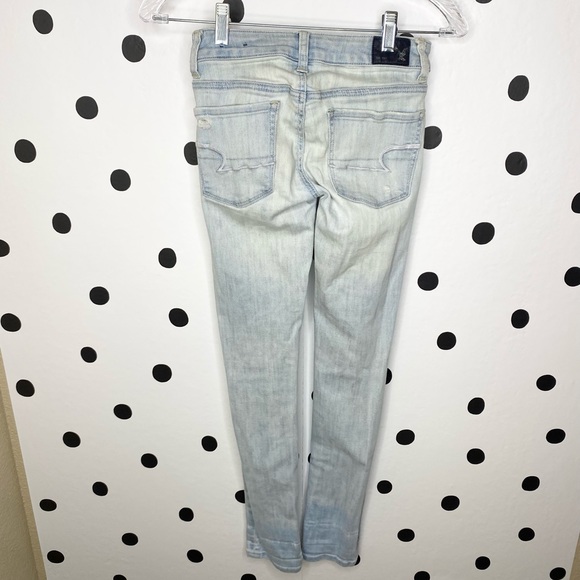 🌈5/$25🌈American Eagle distressed jeans size 00 - Picture 5 of 7